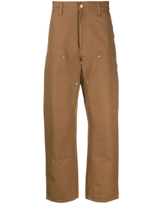 Carhartt Double Knee Carpenter Trousers in Brown for Men Lyst