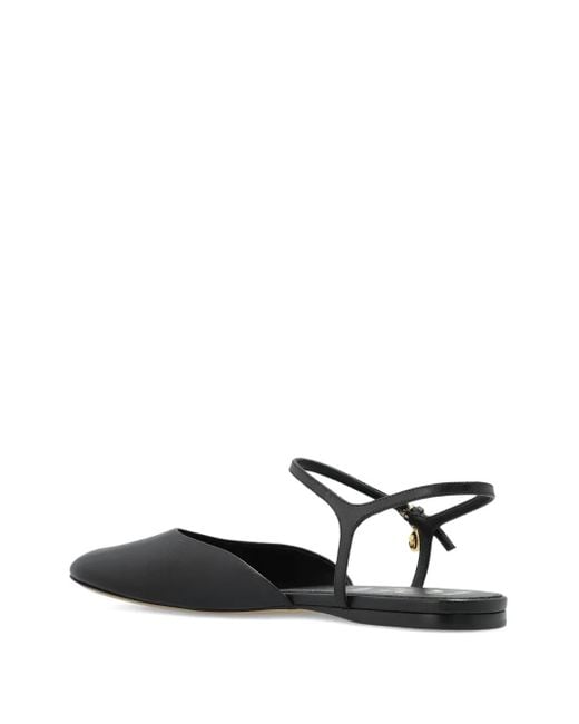 Loewe Black Ankle-Strap Leather Trainers