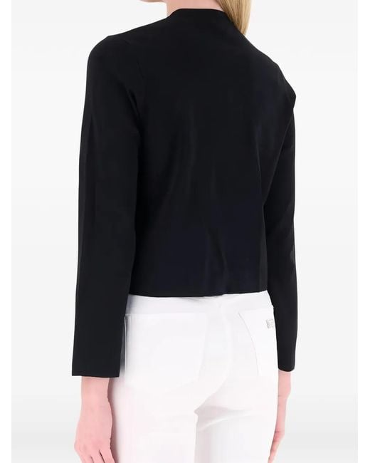 Liu Jo Black Button-Up Knitted Jacket