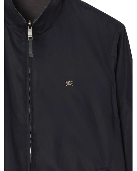 Burberry Blue Reversible Cotton Harrington Jacket for men