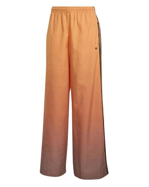 Adidas Orange Hose mit Ombré-Streifen