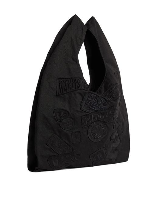DSquared² Black Shoulder Bags for men