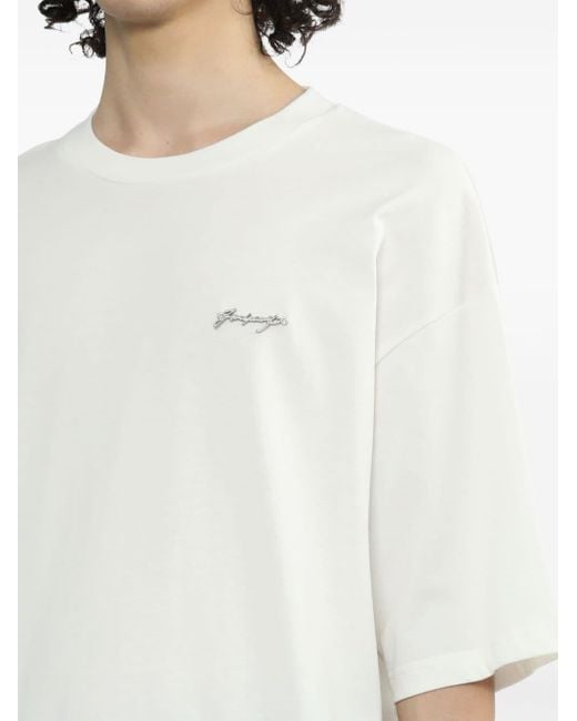 Izzue T-Shirt mit Logo-Schild in White für Herren