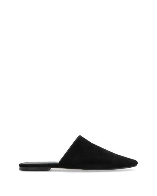 Aeyde Black Mules Rega En Daim