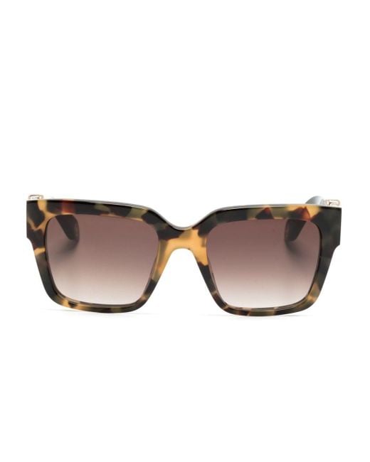 Roberto Cavalli Brown Square-frame Sunglasses