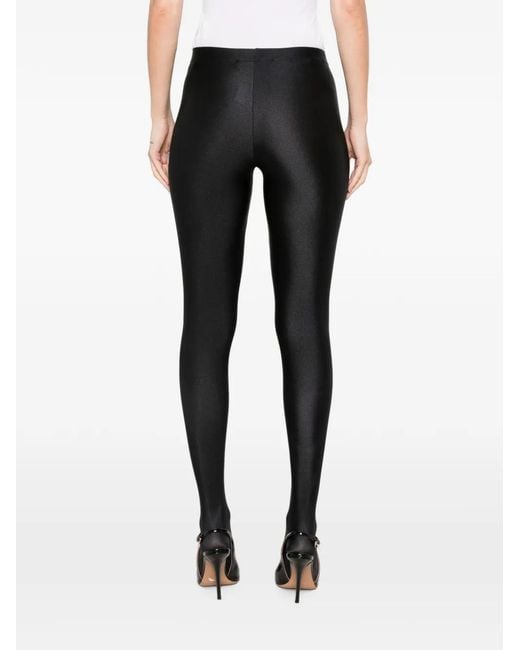 THE M.. Black Straight-Leg Leggings