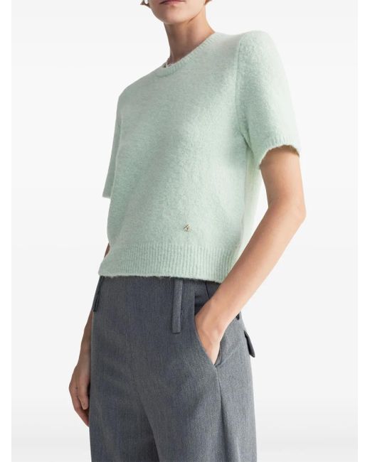 Aeron Green Flaky Knitted Top