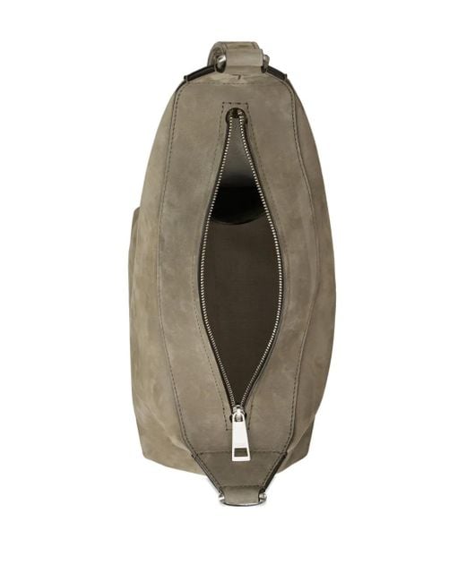 Tod's Gray Schultertasche Aus Wildleder