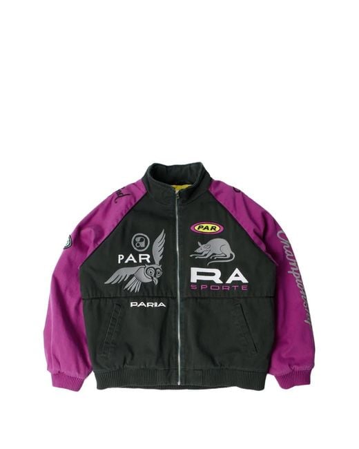 by Parra Red Owl Meets Rat Racing Jacket for men