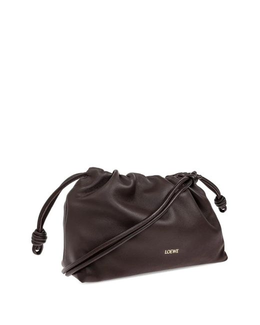 Loewe Brown Sac Seau Flamenco En Cuir