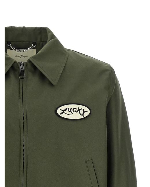 Second/Layer Green Lucky Station Jacket for men
