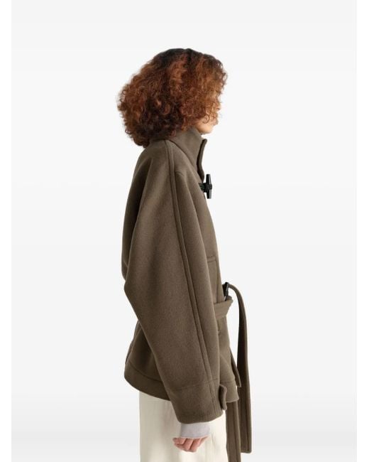 Lemaire Brown Dufflecoat Mit Knebelverschluss