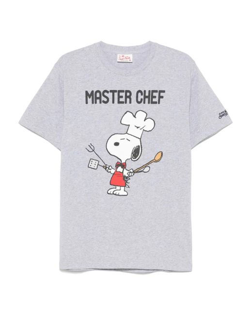 メンズ Mc2 Saint Barth X Snoopyプリント Tシャツ Gray