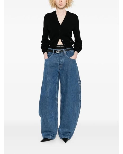 Alexander Wang Black Buttoned Cardigan