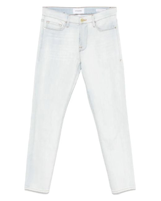 FRAME White Le Skinny De Jeanne Jeans