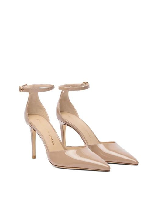 Stuart Weitzman Natural 85Mm Stuart Power Pumps