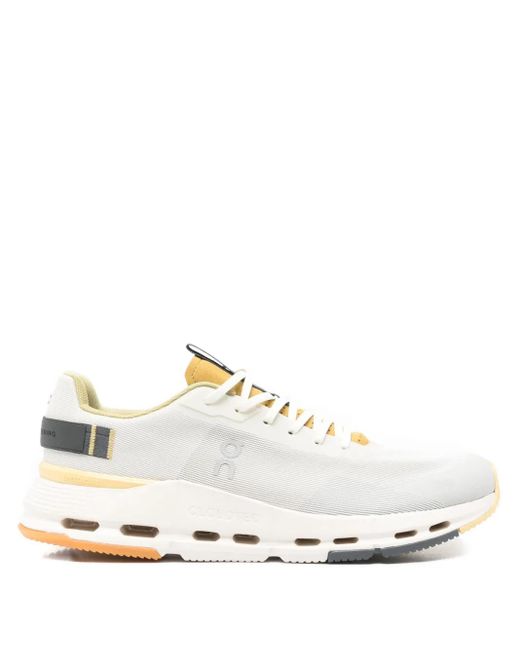 On Shoes White Cloudnova Form 2 Low-Top Sneakers for men