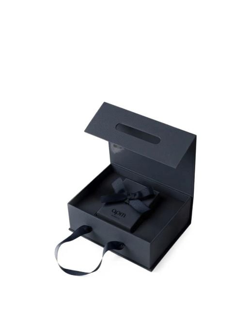 Apm Monaco Black Riviera Hoop Earrings
