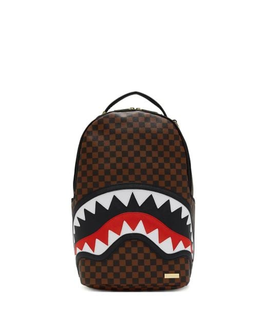 Mochila a cuadros Sprayground de color Red