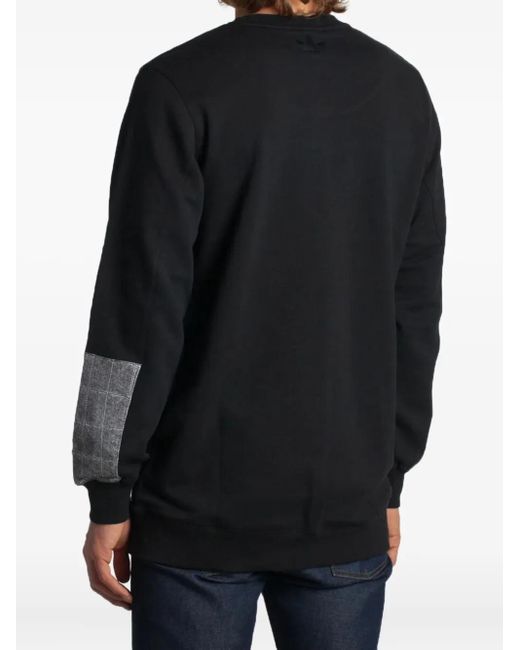 Adidas Black Crew-Neck Sweatshirt for men