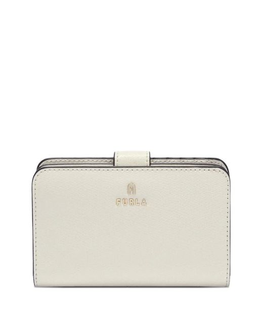 Furla Natural Punched Logo Compact Wallet
