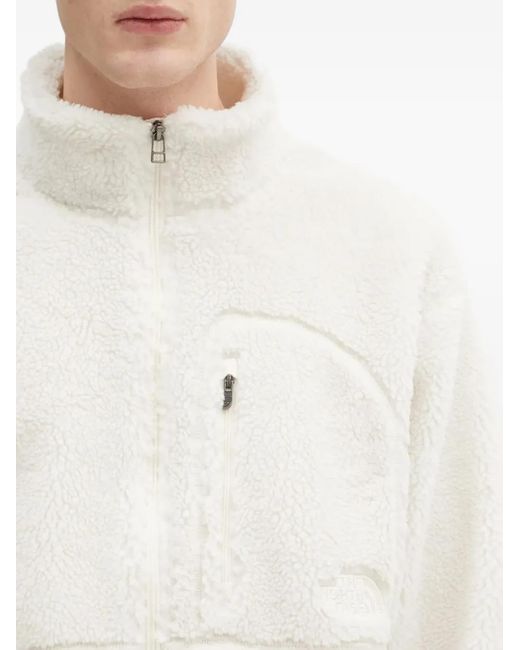 The North Face White Heritage Extreme Pile Half-Zip Jacket for men