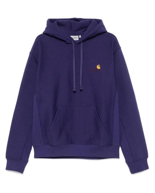 Carhartt American Script Hoodie in Blue für Herren