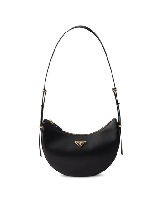 Borsa A Spalla Arqué di Prada in Black
