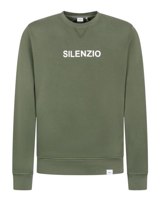 メンズ Aspesi プリント スウェットシャツ Green