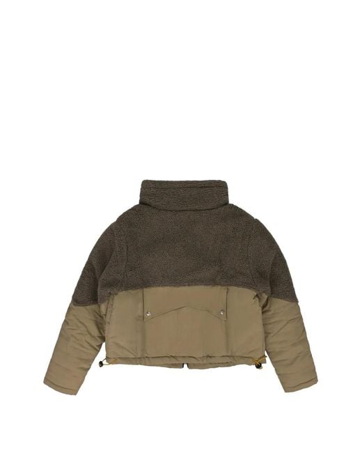 Rhude Green Two-Tone Jacket for men