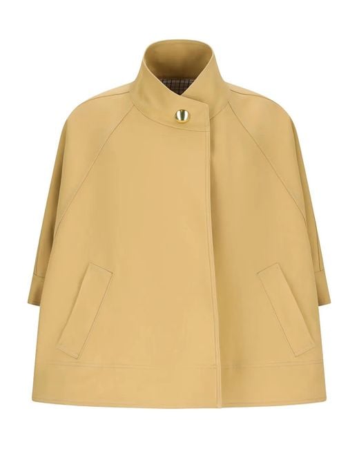 DARKPARK Natural Nat Short-Sleeve Button Trench Coat