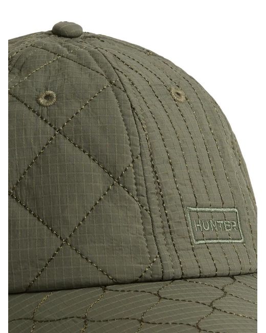 Hunter Green Recrafted Quilted Patchwork Cap