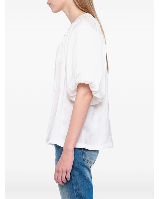 Zadig & Voltaire White Teko Blouse