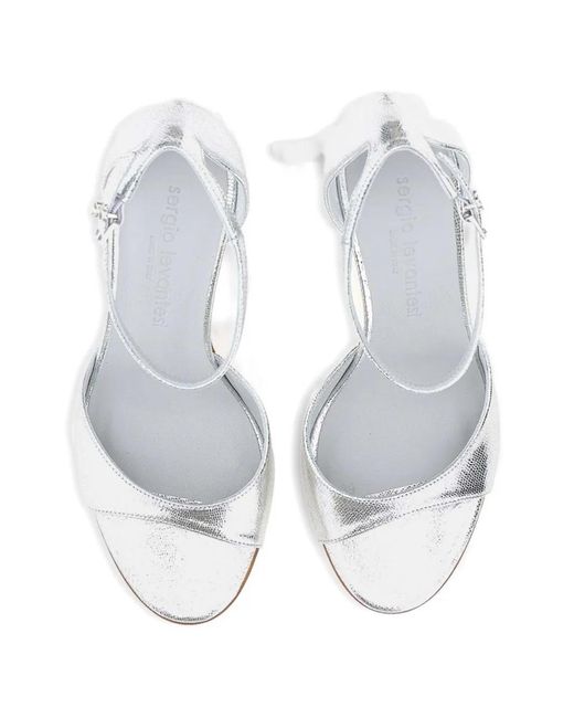 Sergio Levantesi White Hope6 Ankle Strap Sandals