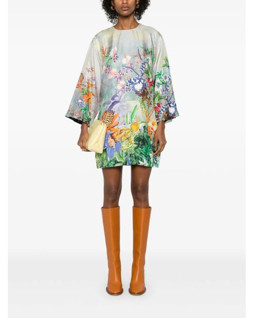 ALÉMAIS Blue Mirage Mini Dress