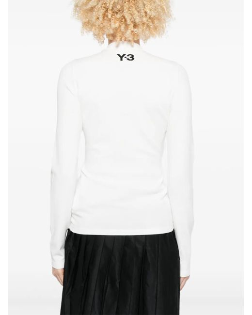 Y-3 White Fitted Cinch Ls