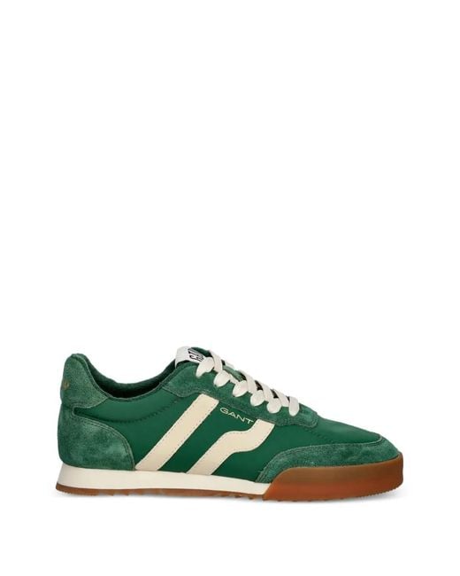 Gant Green Logo-Print Sneakers for men