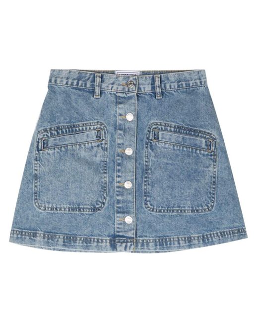 Moschino Jeans Blue Minirock in A-Linie