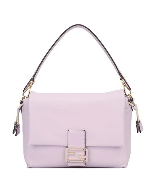 Fendi レディース ピンク マンマバゲット ショルダーバッグ M