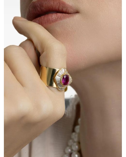 YUTAI Pink Revive Ruby And Diamond Ring
