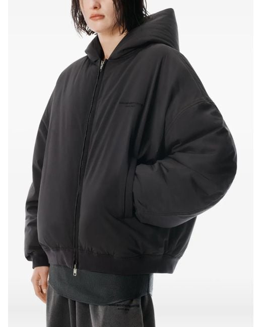 Alexander Wang フーデッド パデッドジャケット Black
