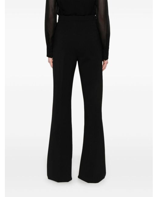 Max Mara Black High-Waist Palazzo Trousers