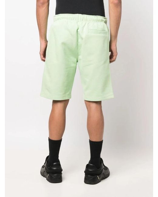 032c Green Bermuda Shorts With Logo for men