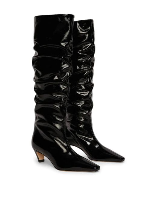 MSGM Black 55Mm Leather Boots