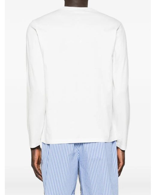 Autry White Long-Sleeve T-Shirt