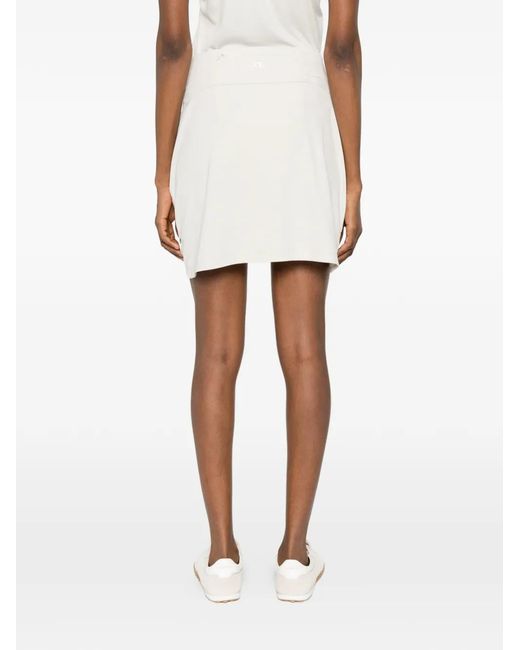 J.Lindeberg White Amy Midi Skirt
