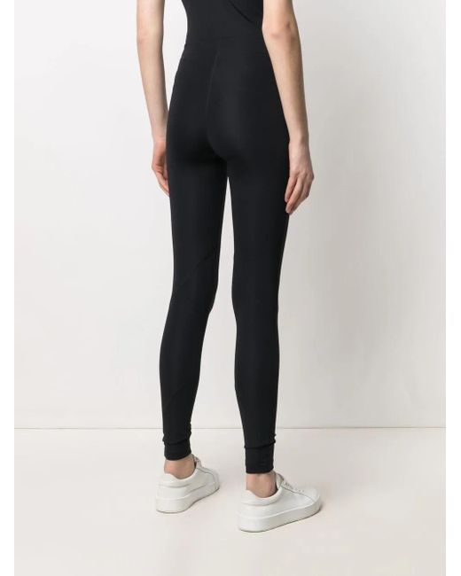 Jil Sander Legging Met Logoprint in het Black