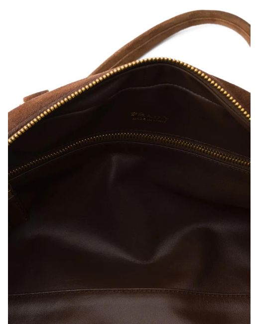 Prada Bowling Shopper in het Brown