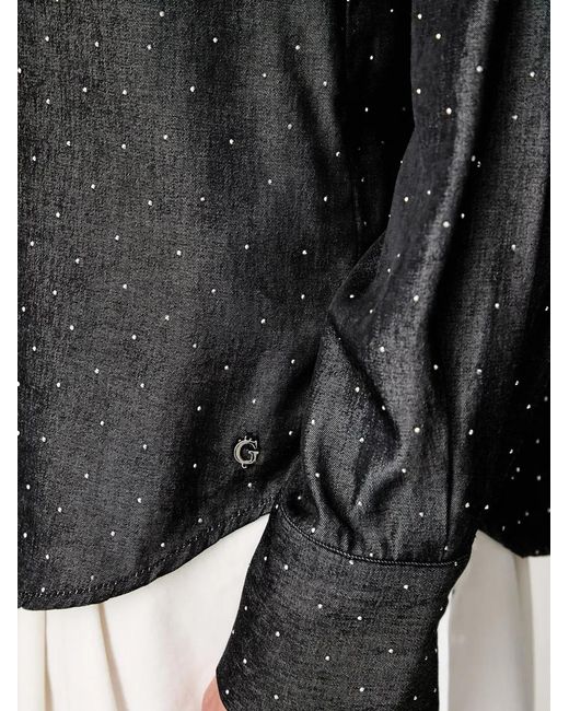 Guess Black Studded Shirt