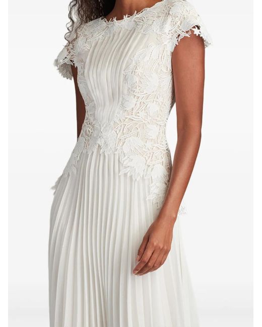 Abito Da Sera Con Decorazione di Tadashi Shoji in White